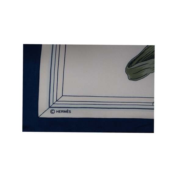 HERMES Hermes Quai Eux Fleurs Foulard - Picture 5 of 5